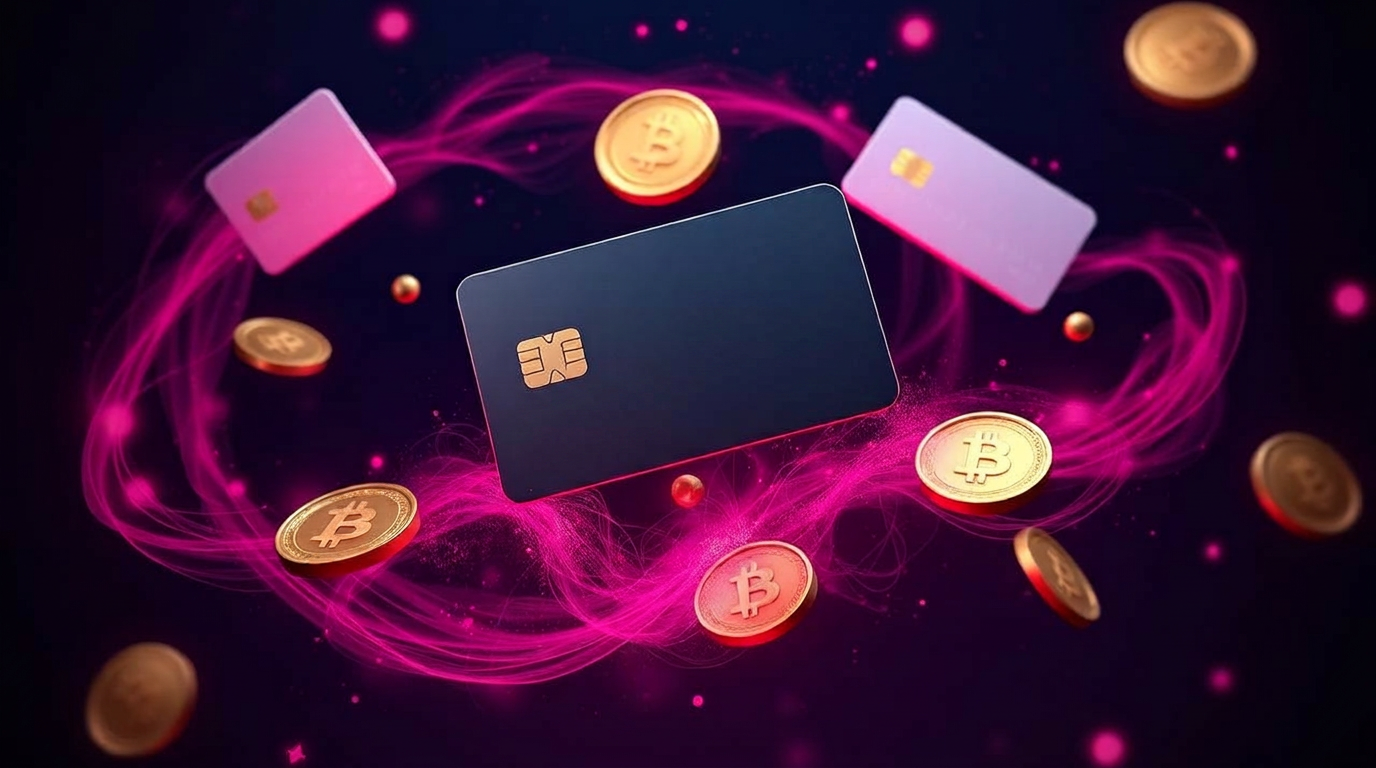 Magische betaalmethoden met crypto en kaarten in pink magie bij Magician Bet