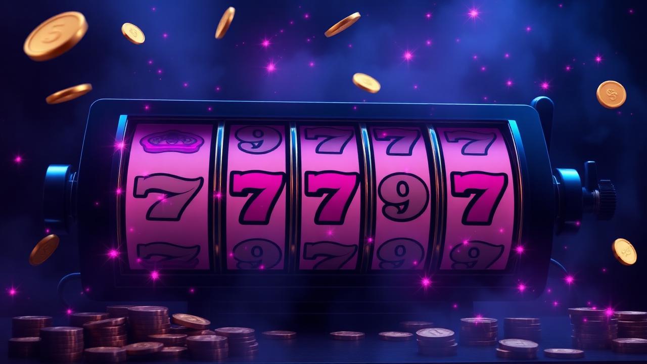 Magische slot reels met pink en paarse sparks bij Magician Bet